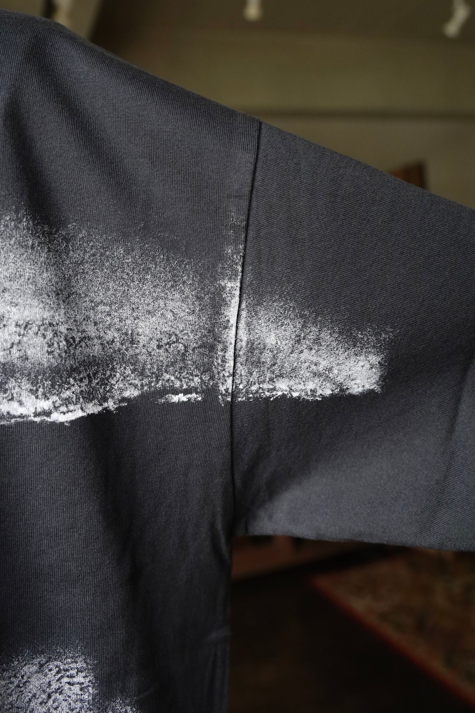 ヨーク24SS ABSTRACT PAINTED T-SHIRT(YK24SS0719CS) BLACK☆6月8日(土)発売！