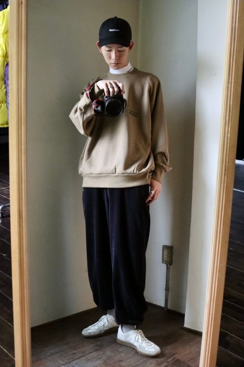 FreshService フレッシュサービス 23AW VIBTEX for FreshService “SWEAT CREW NECK PULLOVER”スタイル