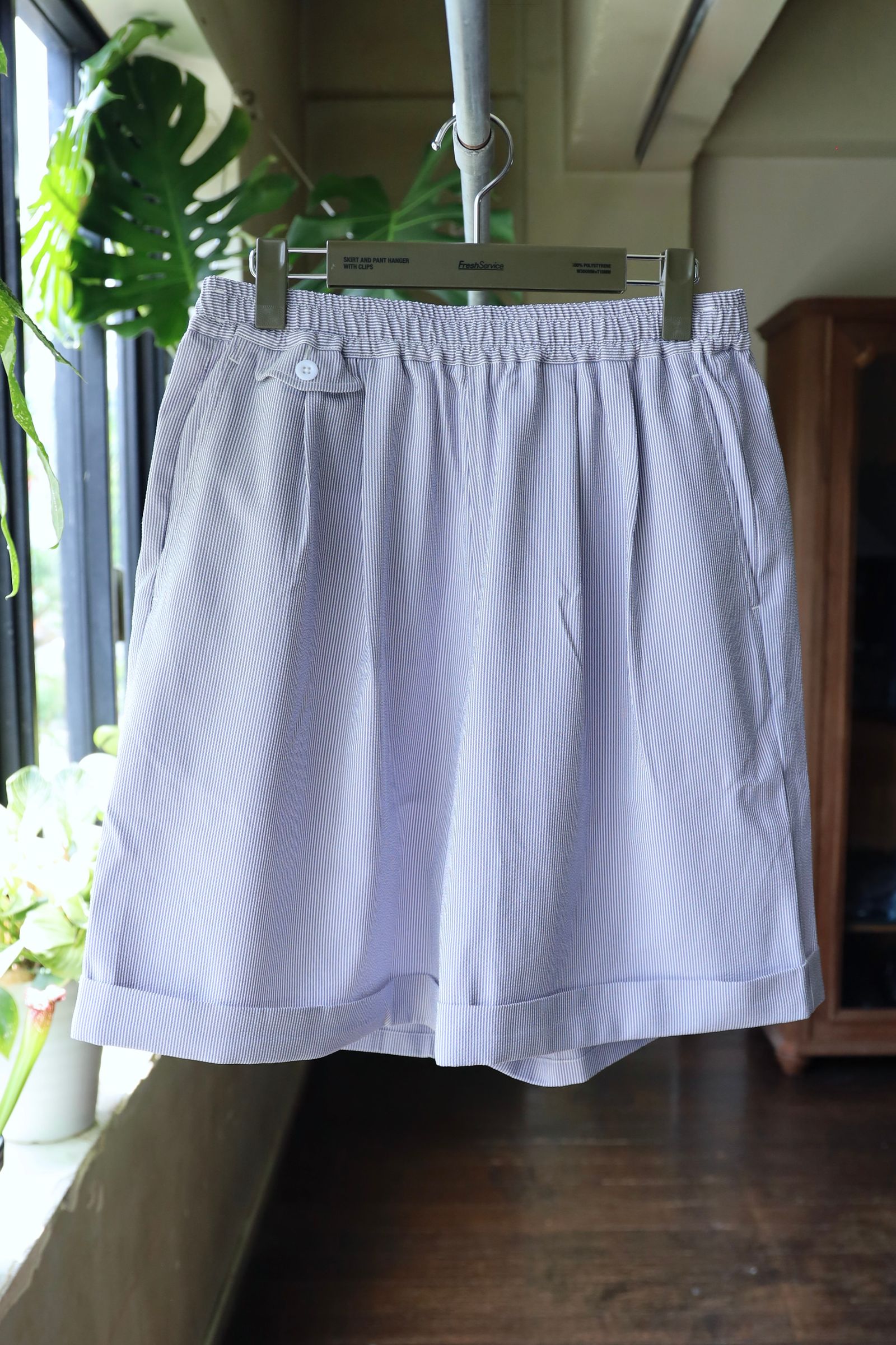 フレッシュサービス SEERSUCKER EASY SHORTS (FSC252-40044)BLUE