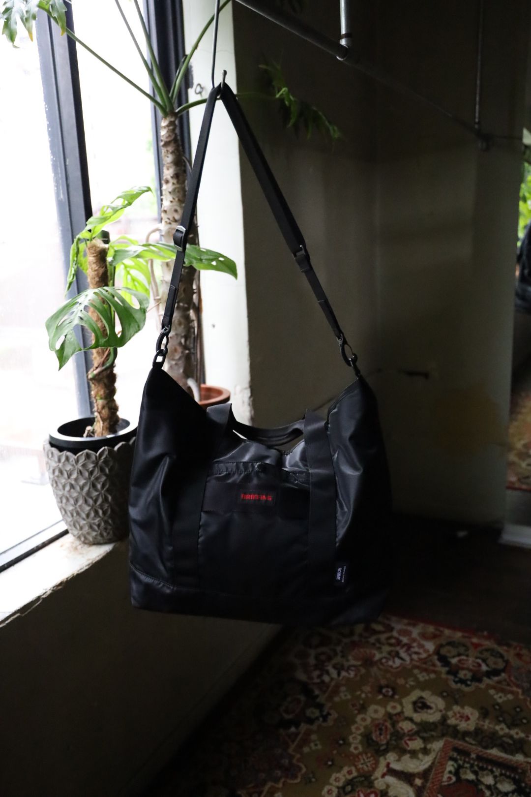 コムデギャルソンオム バッグ BRIEFING W-NAME REVERSIBLE BAG(HR-K208-051)BLACK×KHAKI☆10月2日(金)発売！
