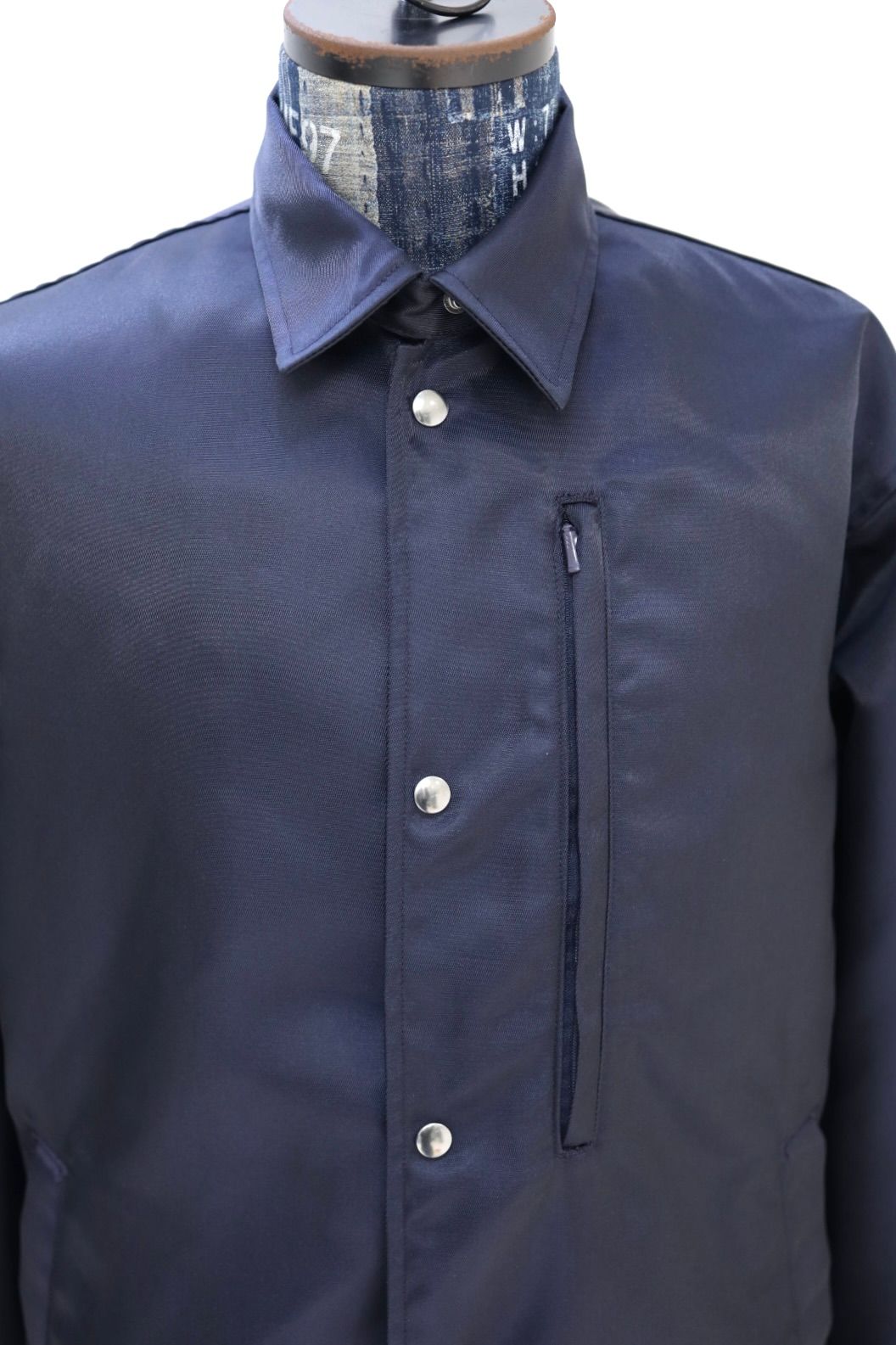 イズネス 26SS コーチジャケット Coach Jacket(26SS_24_1008SSJK08)NAVY☆新作発売！