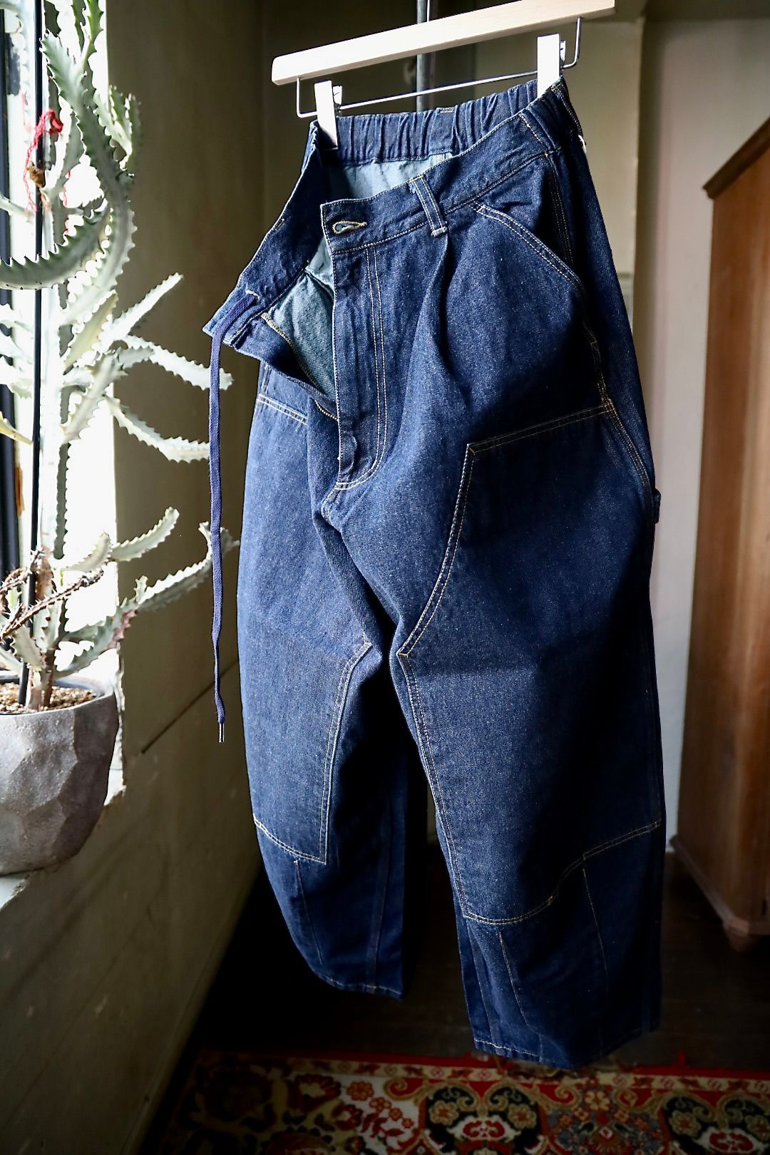 イズネス 26SS Double-Knee Balloon Painter Pants (26SS_12_1008SSBALOONPT01)INDIGO☆新作発売！