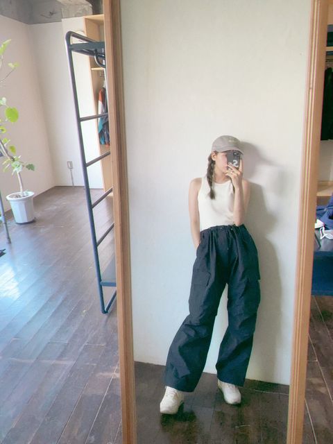SEDAN ALL-PURPOSE FW23 Big Cargo Pants"NAVY"スタイル