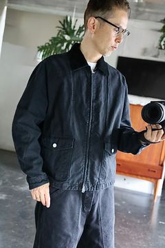 コムデギャルソンオム25FW 綿オックスジャケット(HP-J016-051)BLACK☆9月5日(金)発売！