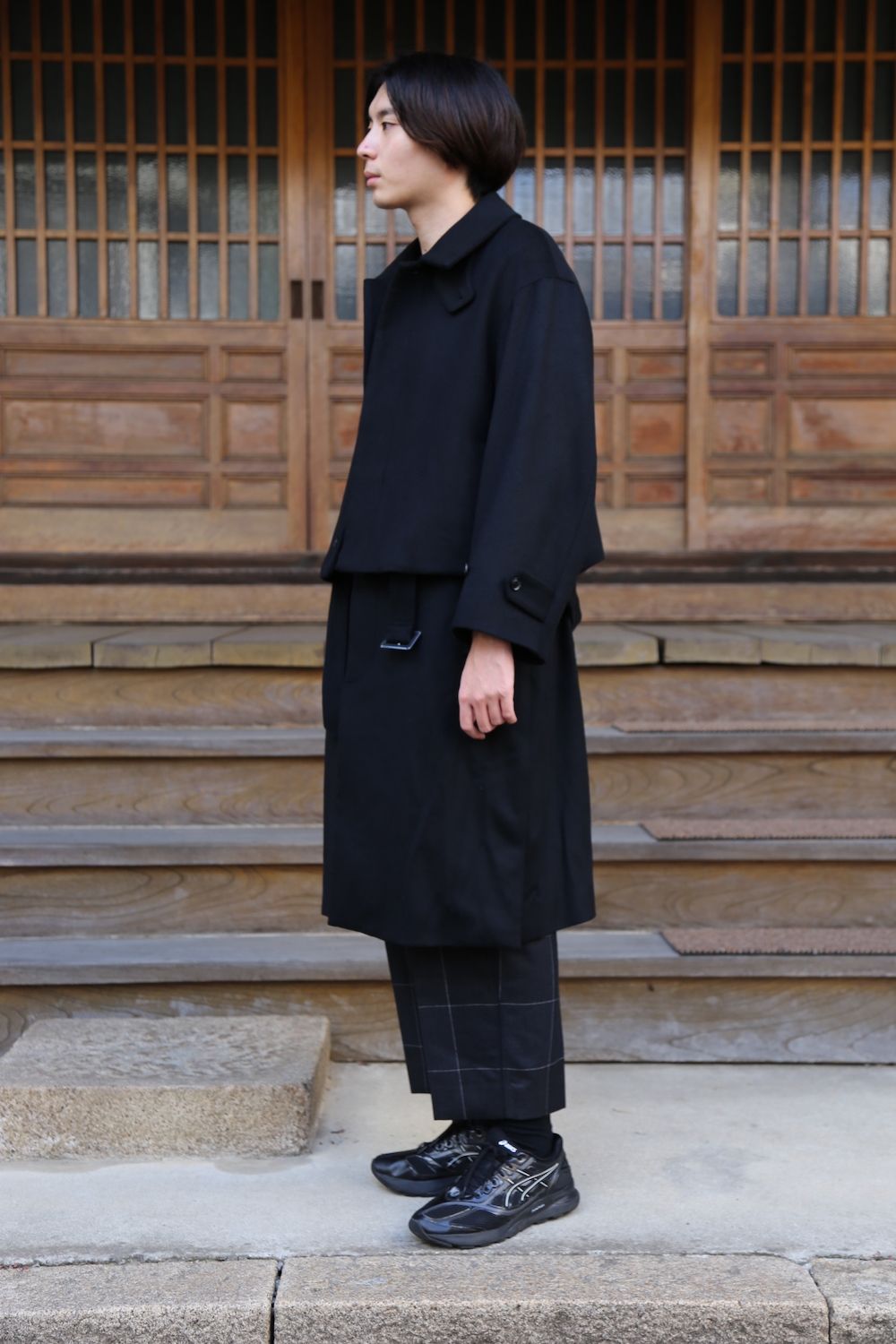 YOKE / 3WAY BAL COLLAR SHARE COAT - ステンカラーコート