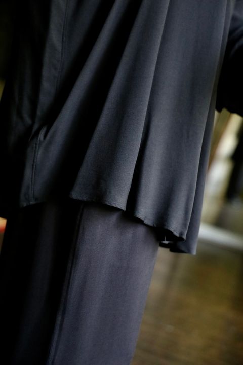 Graphpaper SIDOGRAS Twill Viscose Oversized Sleeping Shirtスタイル