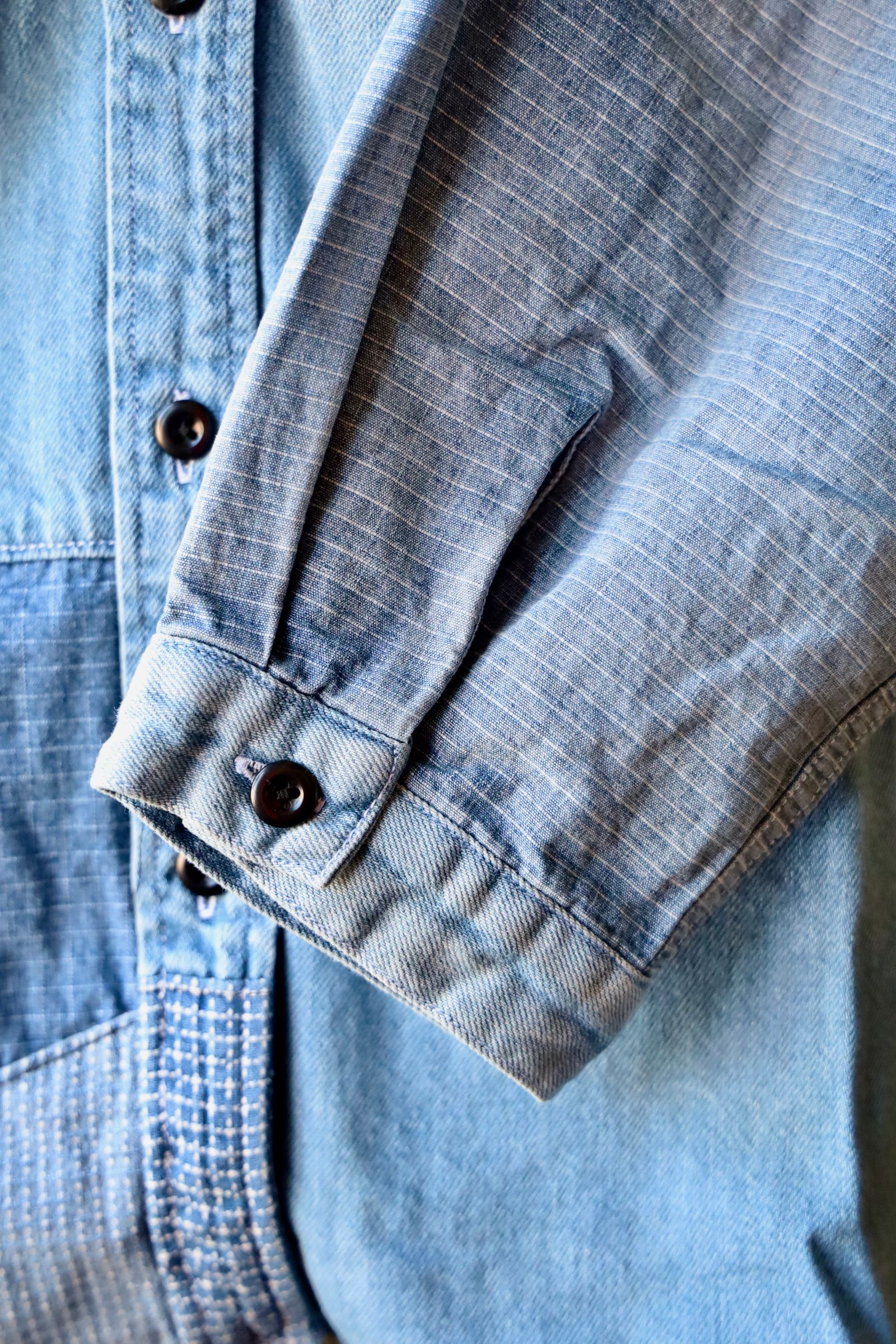 ファンダメンタル デニムシャツ <WOMENS FIT> DENIM SHIRT 3YR WASH(FA25/SH11WU)INDIGO