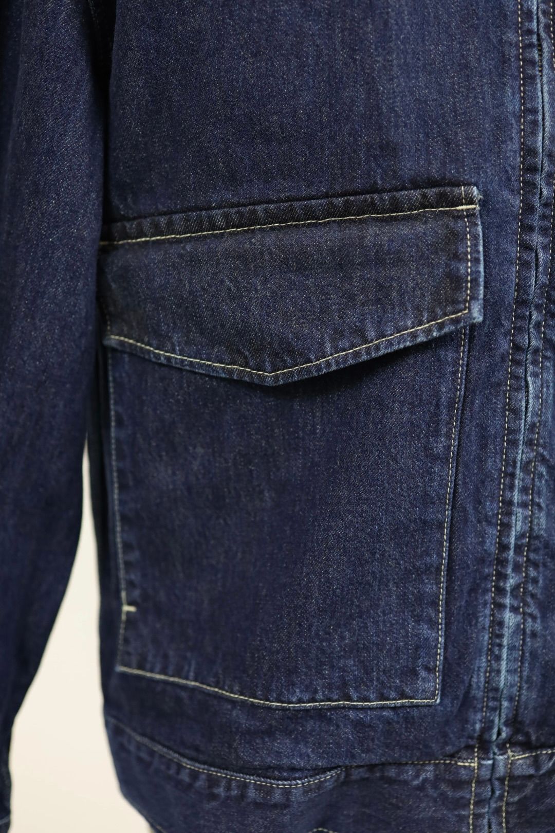 グラフペーパー Selvage Denim Zip Jacket(GU261-20056DB) INDIGO_DARK FADE★1月24日(土)発売！