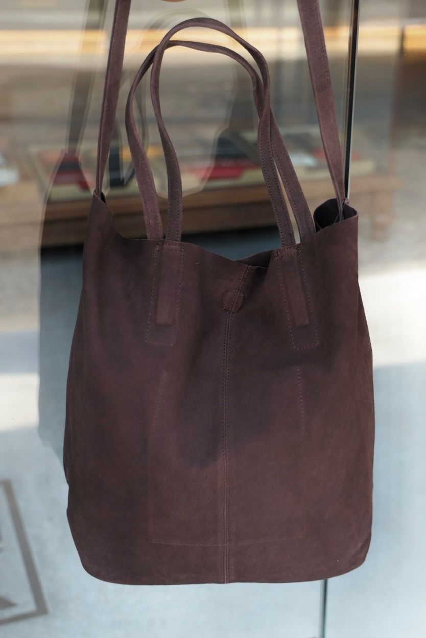 Morphee / モルフェトートバッグ 3WAY MIDIUM TOTE(LONG)SUEDE [DARK CHOCO]☆新作発売！