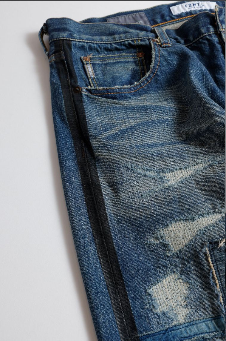 ファンダメンタル デニムパンツ CLASSIC STRAIGHT DENIM CS125 (FA25/MG125)INDIGO