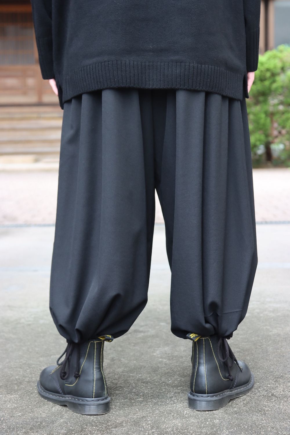 yohji yamamoto 花柄タートルボタンニット(HX-K16-181) style.2021.8