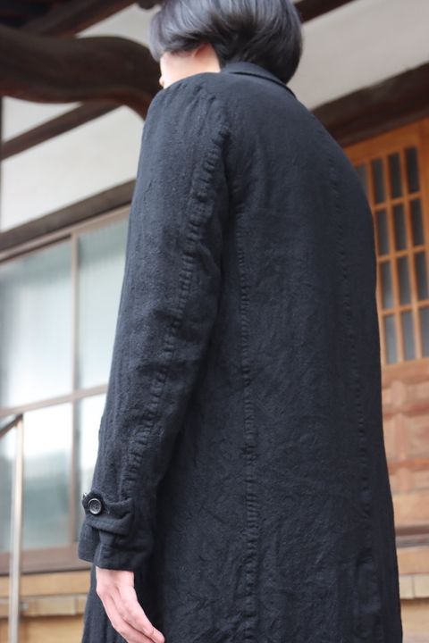 COMME des GARCONS HOMME 21AW ウールサージ縮絨コート(HH-C009) style.2021.11.6.