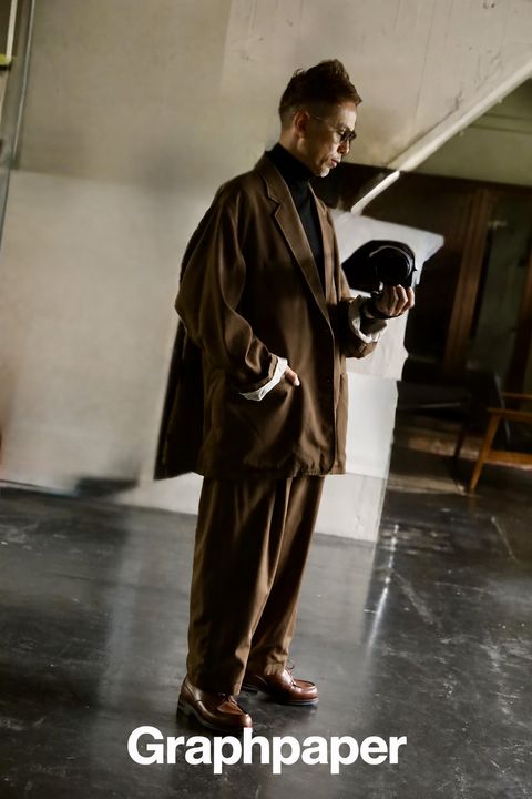 Graphpaper Fulled Wool Twill Oversized Jacketスタイル2026.9.23.