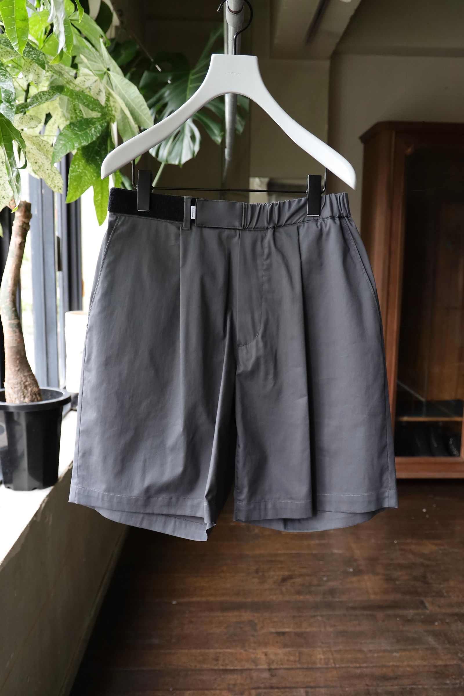 Graphpaper Solotex Twill Wide Chef Shorts – unexpected store