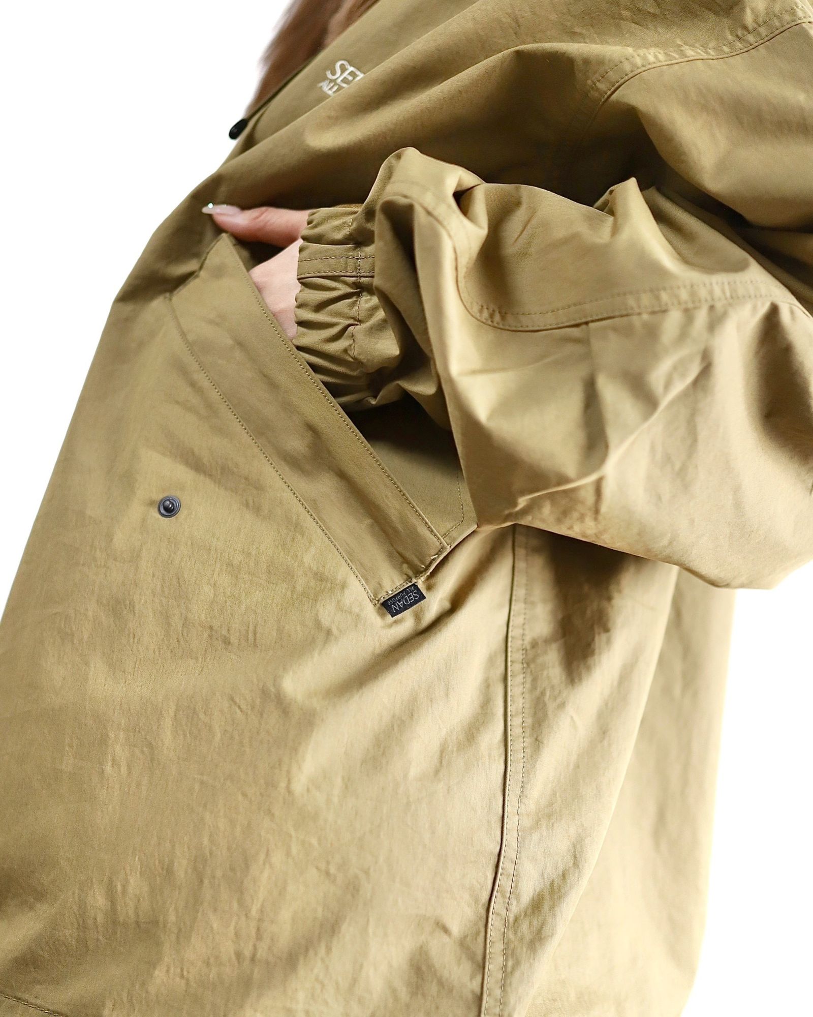 セダンオールパーパス SS24 NYCO Hooded Jacket(SD24S-JK01)Coyote