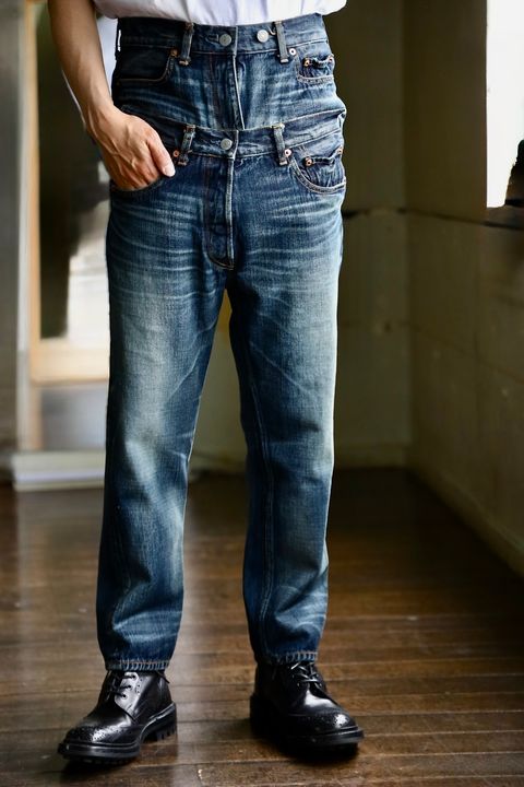 JUNYA WATANABE MAN ダブルウエストLevi's Wネームデニムスタイル.2025.5.7.