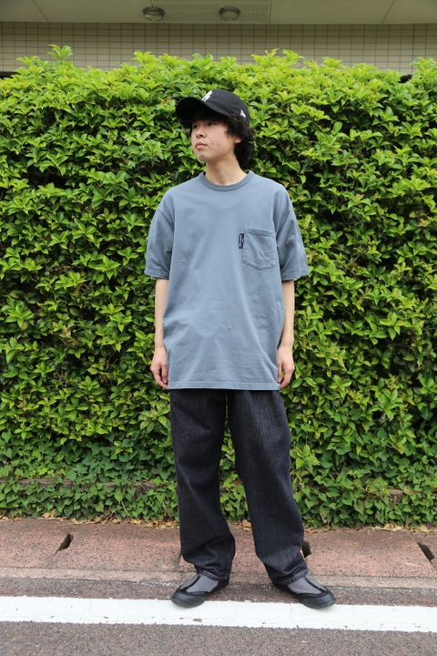 COMME des GARCONS HOMME 綿天竺製品染ポケットTシャツ(HG-T003-051) style.2021.05.11.