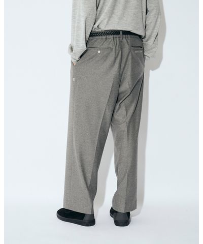 セダンオールパーパスFW23 Tech Flannel Wide Slacks (SD23F-PT04)Grey☆10月28日(土)発売！