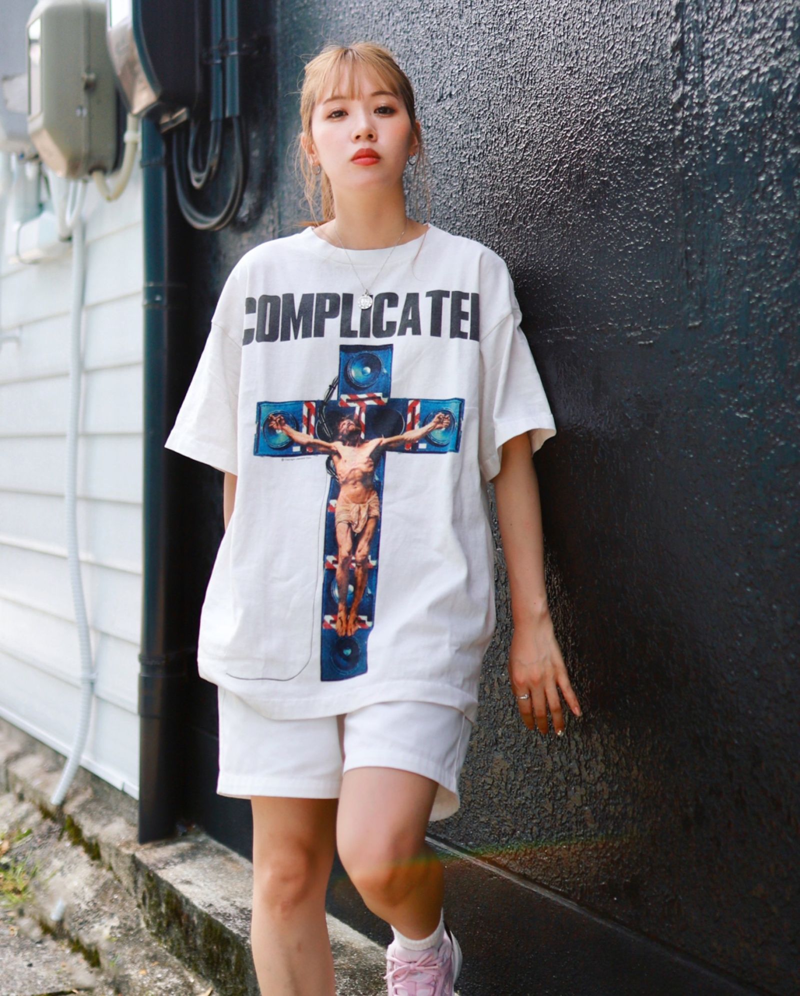 SAINT M×××××× 河村康輔コラボ COMPLICATED TEE-