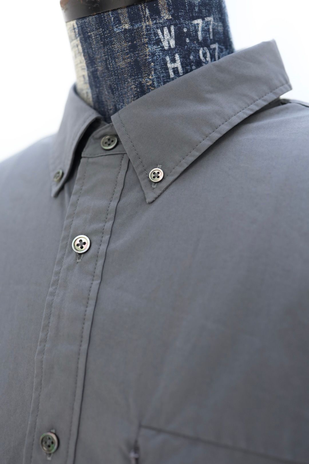 フレッシュサービス SOLOTEX® TYPEWRITER UTILITY L/S B.D SHIRT(FSC261-50202)GRAY★2月28日(土)発売