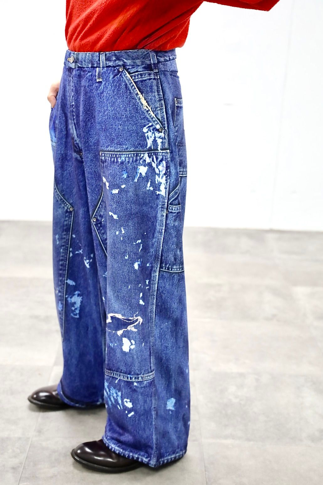 TALKING ABOUT THE ABSTRACTION PRINT DUCK WIDE PT"DENIM"スタイル20260118