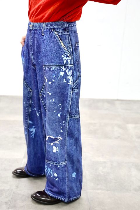 TALKING ABOUT THE ABSTRACTION PRINT DUCK WIDE PT"DENIM"スタイル20260118