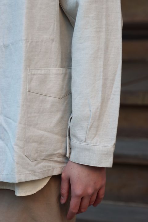 Ets.MATERIAUX  22SS French coveralls"OFF WHITE"style