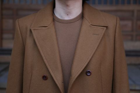 JUNYA WATANABE CDG MAN 新作ウールメルトン×ウールナイロンツイードコート style.2020.11.29.