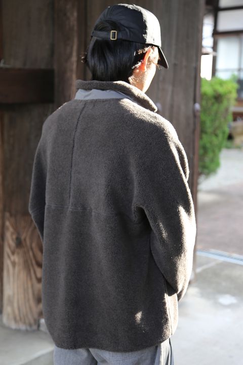 Graphpaper Wool Boa Zip-Up Blouson Style.2020.10.19.
