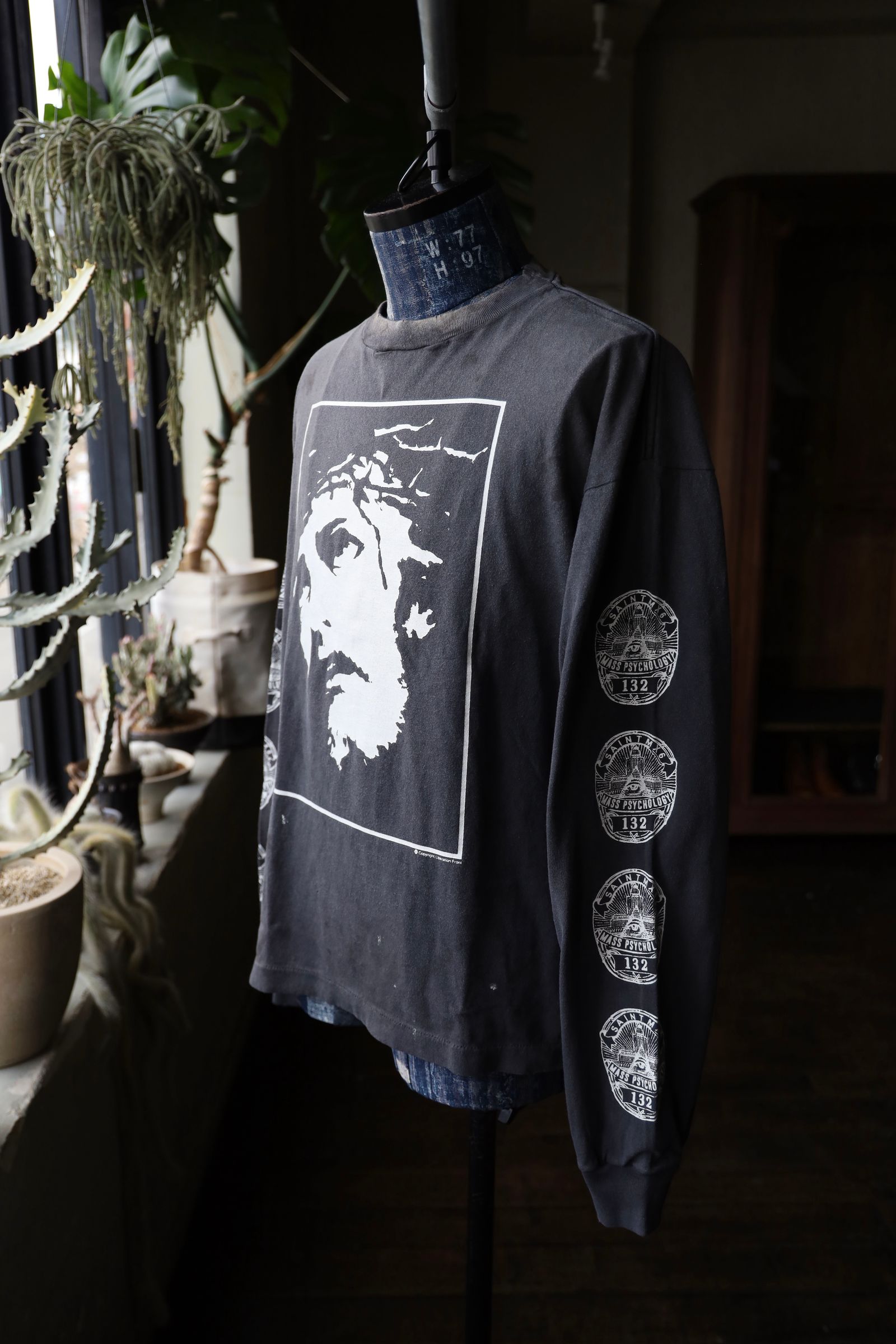 SAINT MICHAEL／セントマイケル／SSTEE LOVE BLACK SAINT Mxxxxxx 【セント マイケル】 SS TEE/LOVE/BLACK (SM-HR8