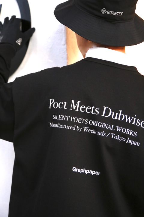 Graphpaper Poet Meets Dubwise for GP Jersey L/S Tee "SUN"BLACK style.2020.11.9.