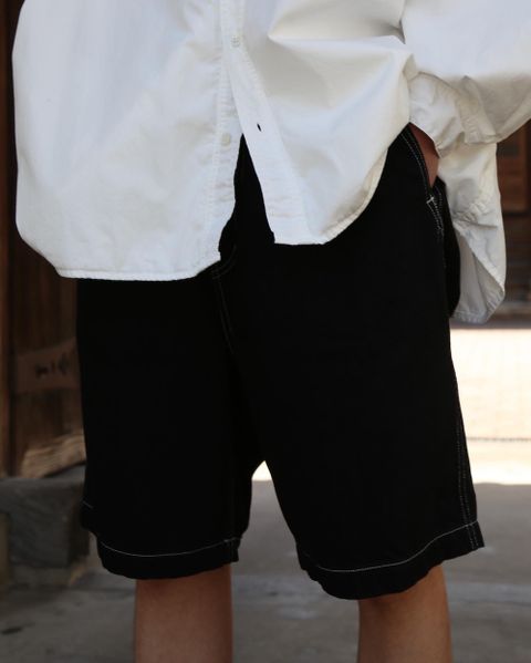 Graphpaper Garment Dyed Poplin Umbrella Yoke Shirt(GM211-50032) style. 2021.04.26.