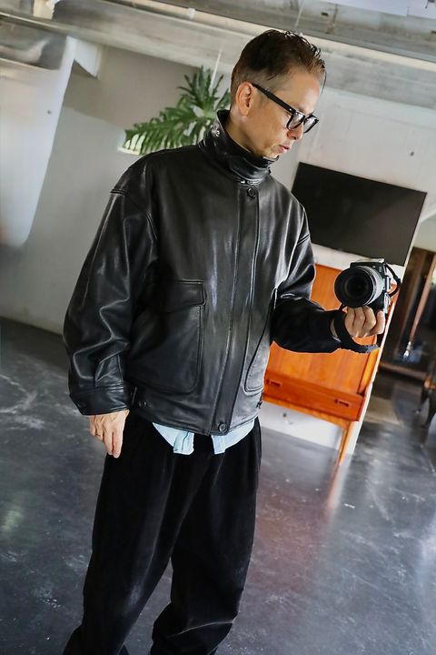YOKE LEATHER FLIGHT JACKETスタイル2025.9.6.