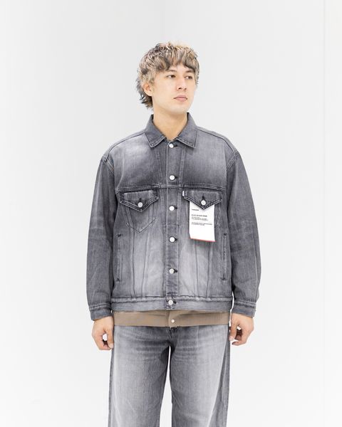 グラフペーパー  Selvage Denim Trucker Jacket(GU261-20055LB)BLACK_LIGHT FADE★1月24日(土)発売！