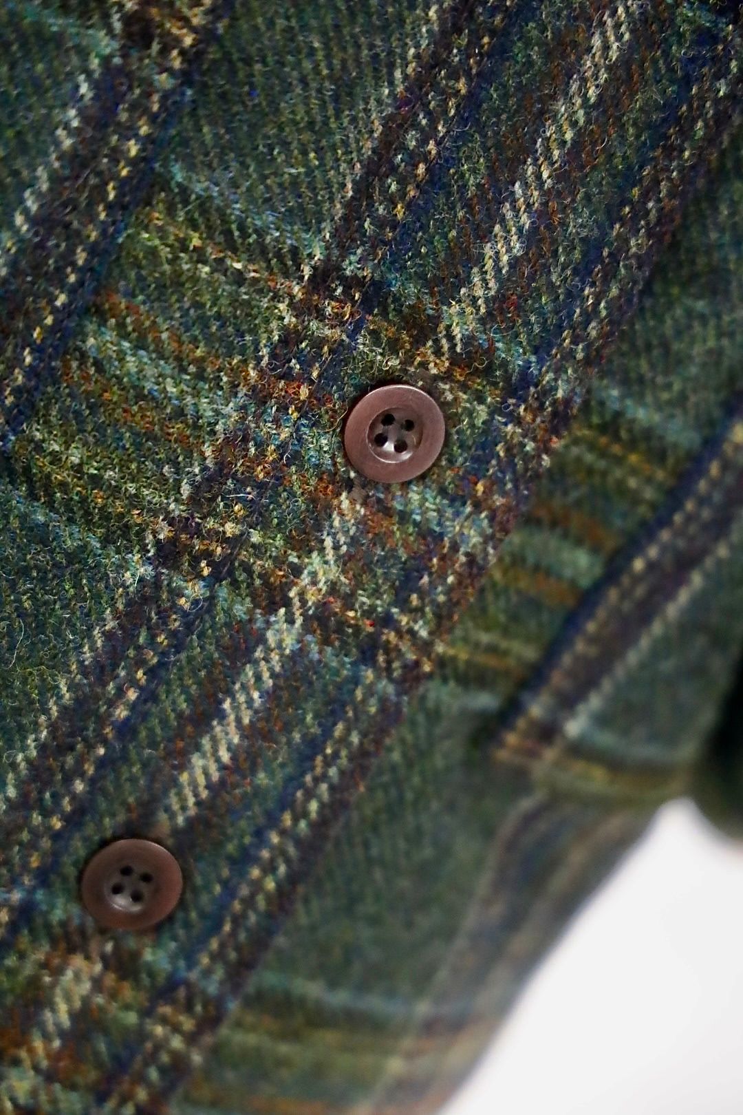 JUNYA WATANABE MAN FILSON Wネームウールチェックツイードレザージャケット2025.11.3.