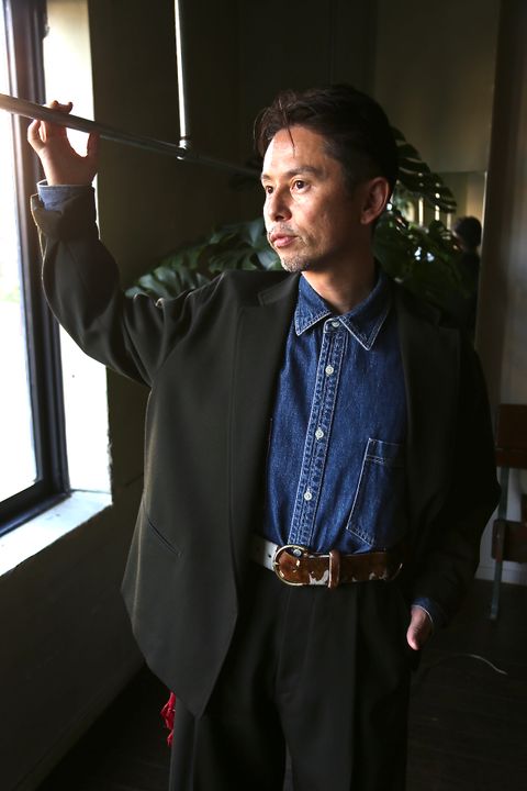 blurhms セットアップ"KHAKI GREY"style.2021.7.27.