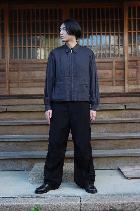 MATSUFUJI Flannel Check Pleats Jacket(M213-0301) style.2021.10.11.
