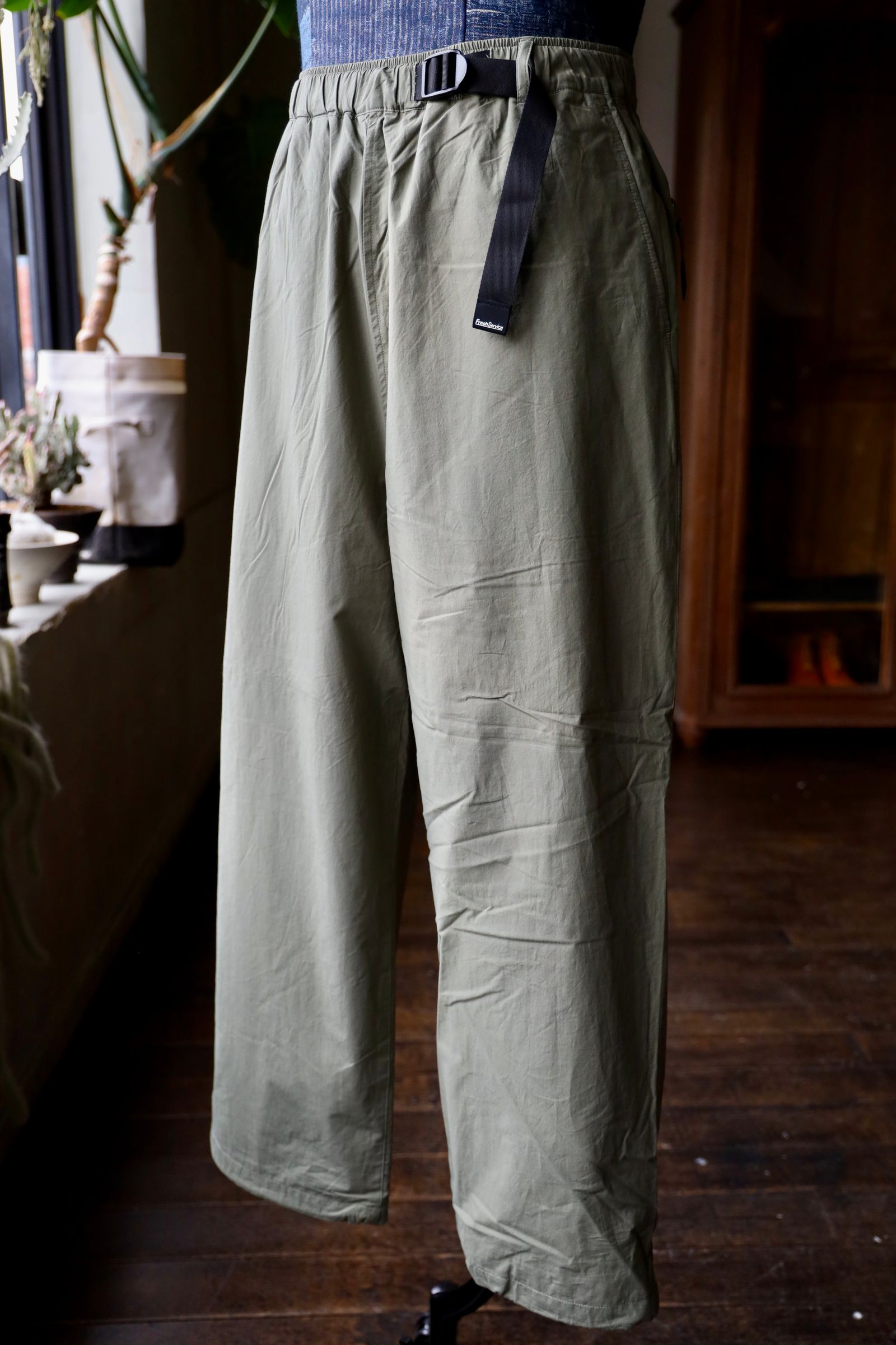 フレッシュサービス CRISP COTTON CLIMBING PANTS(FSC251-40112)KHAKI