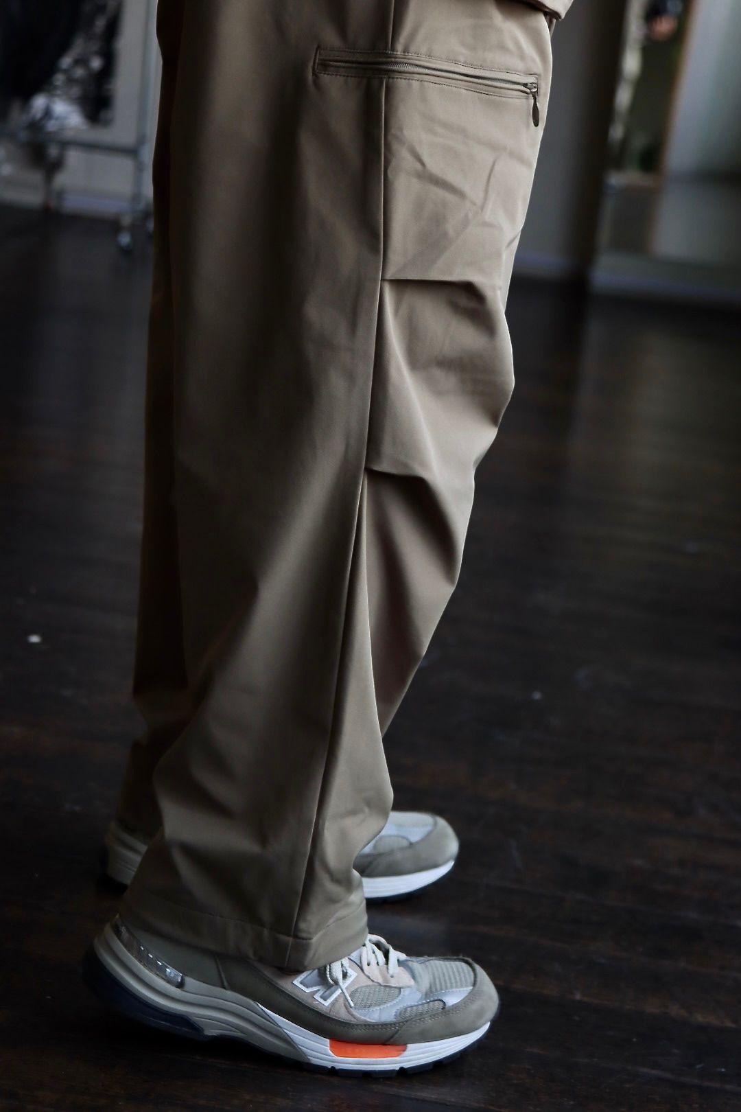 FreshService 23SS SOLOTEX TWILL FUNCTIONAL BLOUSON"KHAKI"スタイル