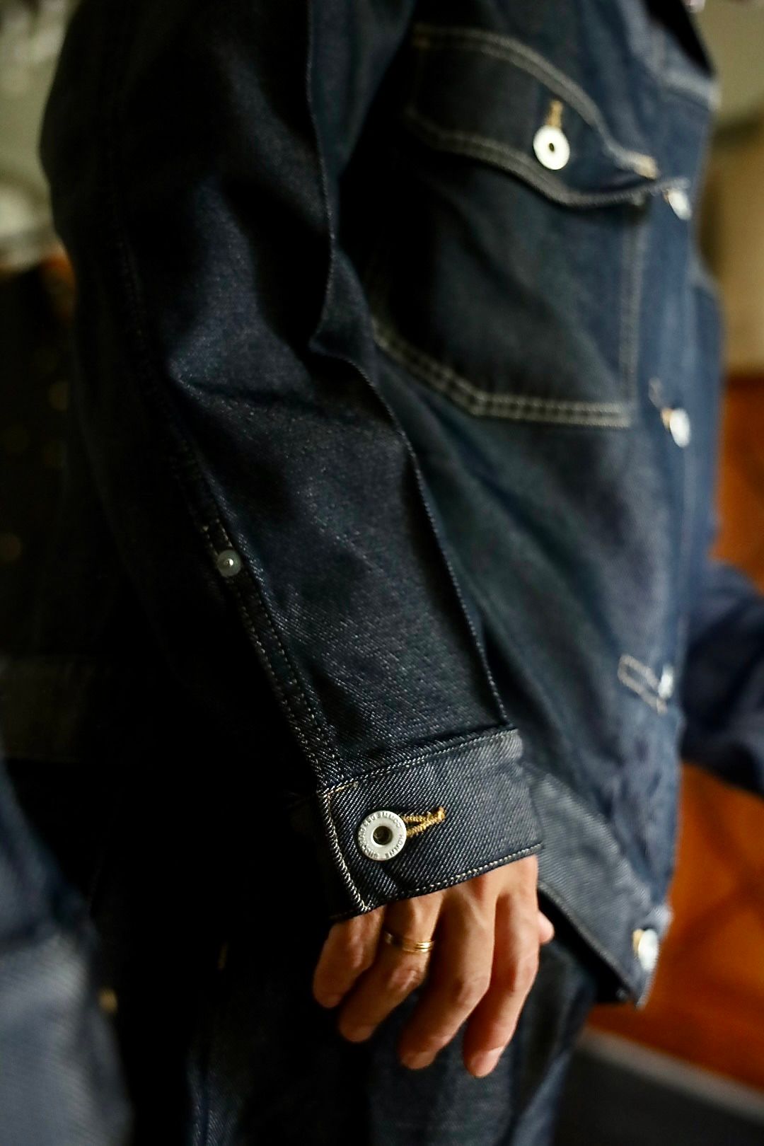 COMME des GARCONS HOMME 26FW エステルサージ製品染デニムジャケットスタイル