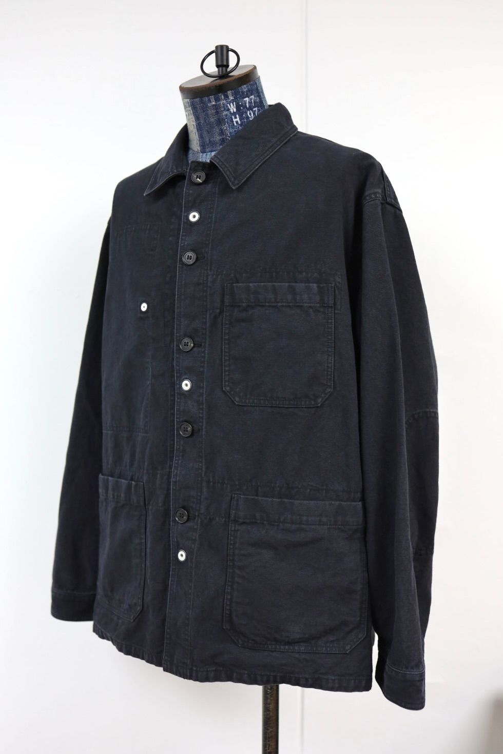 コムデギャルソンオム26SS 綿キャンバス×多素材MIXジャケット(HQ-J021-051)BLACK MIX☆4月3日(金)発売！