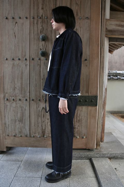 YOKE DETACHABLE POCKET DENIM JACKET(YK21SS0196B) style.2021.3.20.