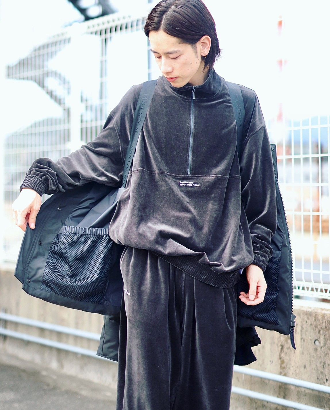 CANADA GOOSE カナダグース 23AW Wyndham Parka BLACK LABELスタイル