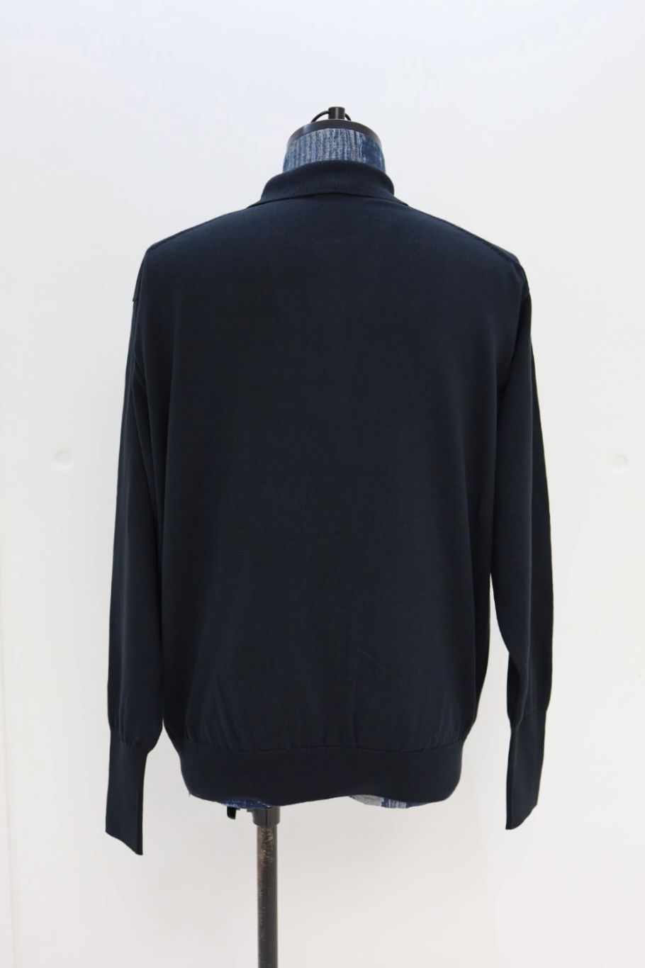 アプレッセ 2026 STYLE1 Cotton Knit L/S Polo Shirts (26SAP-03-03)BLACK☆2月7日(土)発売！