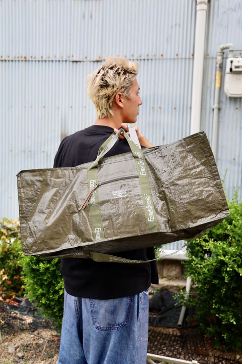 フレッシュサービス タープダッフルバッグ TARP DUFFLE BAG"KHAKI"☆6月22日(日)発売！
