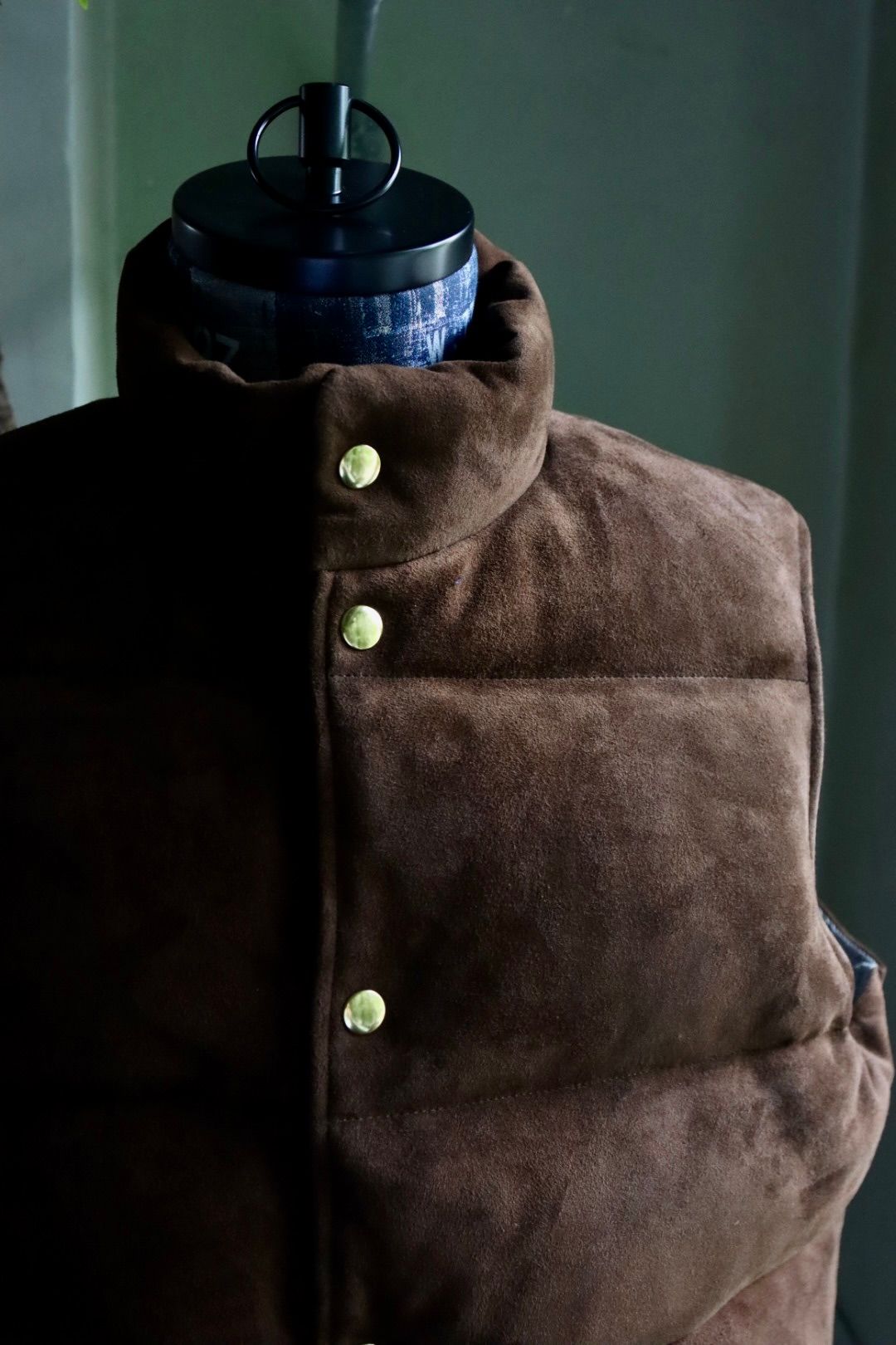 アプレッセ23AWダウンベストSuede Down Vest(23AAP-01-27H)BROWN
