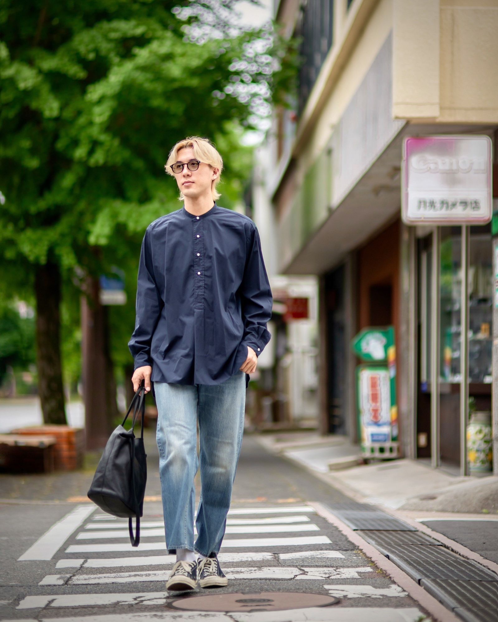 A.PRESSE STYLE2 1st delivery Pullover Shirt&No.2 Washed Denim Pants style  2024.6.21 | 4931 | mark