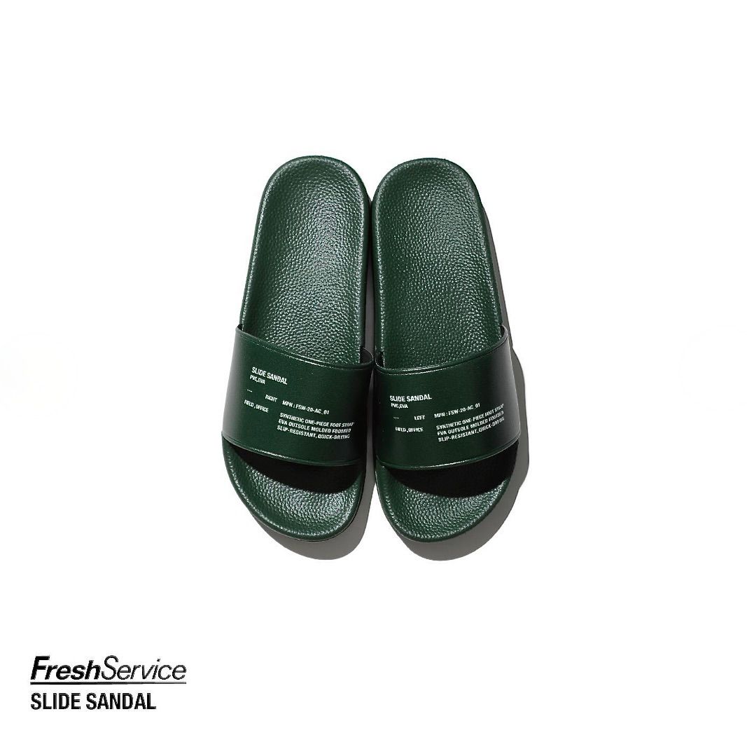 フレッシュサービスサンダル SLIDE SANDAL(GREEN)☆再入荷！