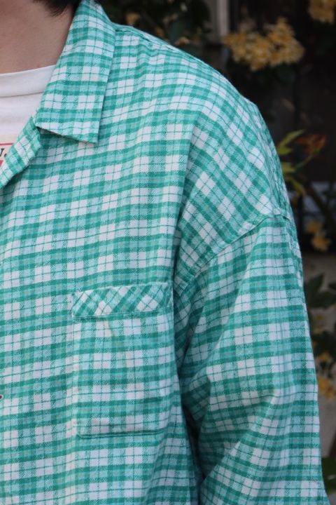©SAINT Mxxxxxx CHECK PJ SHIRT(SM-S22-0000-045) style.2022.5.2