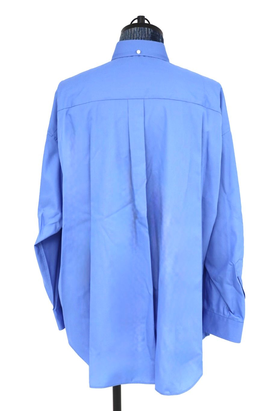 グラフペーパー Easy Care Poplin L/S Oversized B.D Shirt(GM263-50620)BLUE☆7月11日(土)発売！